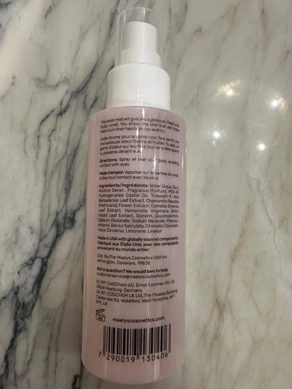 NEW - Maelys GET-WILD Body Mist. 100ml 3.4 fl oz